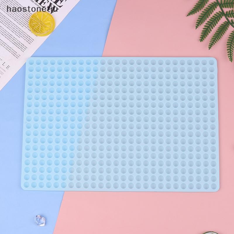 HA 1 Khuôn Silicon Tròn Chocolate Thả Khuôn DIY Bán Kẹo dẻo Thạch Thú Cưng Tay Cầm Dụng Cụ Nướng Bánh n