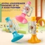 Đồ chơi sừng GILLL, có dây treo tăng cường giọng nói Mini Thổi kèn, Phim hoạt hình vui nhộn Học tập sớm Nhạc cụ Trumpet Đồ chơi quà tặng