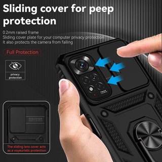 Vỏ từ tính trên ô tô Redmi Note 10 10s 10Pro 9S 9Pro 11 11Pro 11S 11Pro + 8Pro Giá đỡ điện thoại mới Bảo vệ máy ảnh Vỏ giáp Vỏ chống sốc