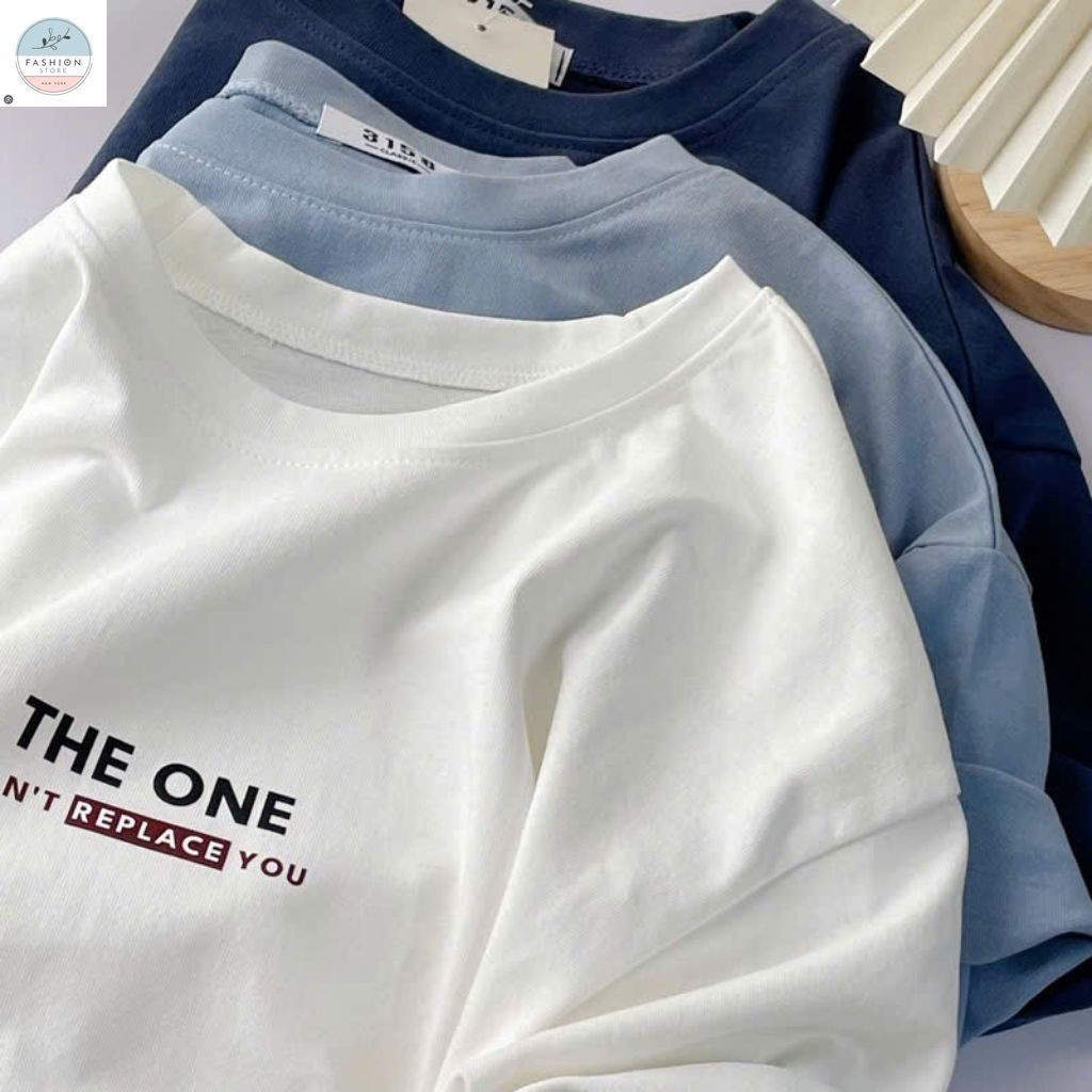 Áo phông chất cotton thoáng mát form rộng tay lỡ - THE ONE free -quanao94