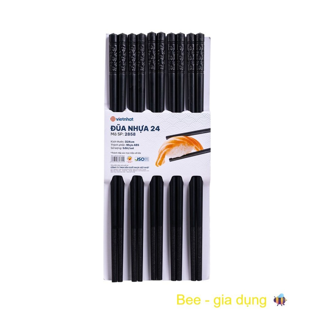 Set 5 Đôi Đũa Chịu Nhiệt Cao Cấp Chính Hãng Việt Nhật (mã 2858)