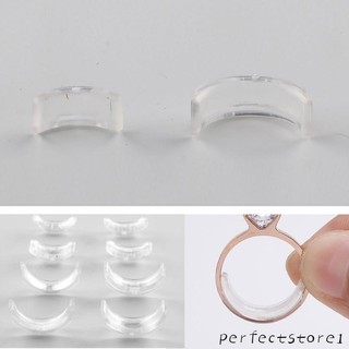 Hoàn Hảo 8 Miếng Vòng Kích Thước Điều Chỉnh Cho Vòng Rời Nhựa Trong Suốt Bảo Vệ Kẹp Nữ