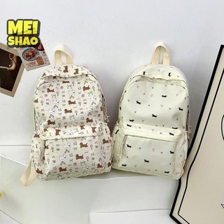 MeiShao In Hình Dễ Thương Chó Con Dachshund Ba Lô Phong Cách Đại Học Sinh Schoolbag Di Động Dung Tích Lớn Túi Du Lịch Nữ Tính Quà Tặng Sinh Nhật Đẹp