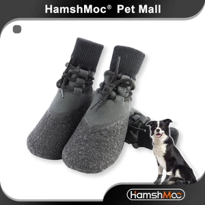 HamshMoc Giày bảo hộ thú cưng Chống thấm nước chống trượt thoáng khí có dây đeo chống rơi cho chó mèo nhiều kích cỡ