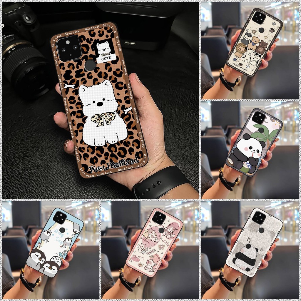 Ốp Điện Thoại Chống Va Đập Graffiti Cho Google Pixel 4A 5G Động Vật Silicon Bảo Vệ Thiết Kế Thời Trang Chống Bụi Bẩn Hoạt Hình Dễ Thương Ốp Lưng TPU Bền Bọc Toàn Bộ Chống Sốc Chống Thấm Nước