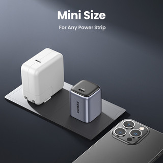 Ugreen GaN Cổng Sạc USB-C 20W Cho for iPh 17/16/15 Pro Max iPad Galaxy Huawei