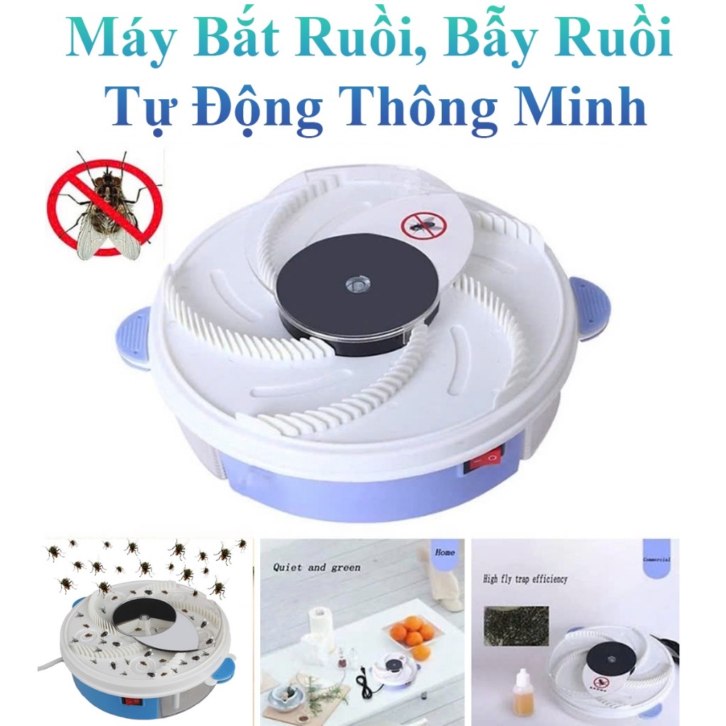 Máy Bắt Ruồi, Bẫy Ruồi Tự Động Thông Minh Tiện Dụng