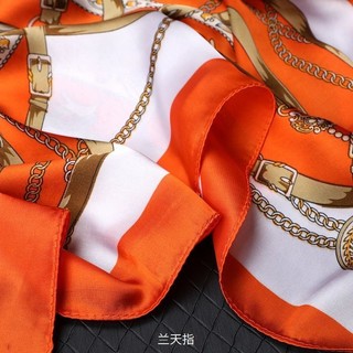 70 * 70 Khăn Vuông Lớn In Hình Retro Mô Phỏng Lụa Xanh Hạt Điều Hoa Khăn Lụa Nữ Phù Hợp Với Mùa Xuân Thu Dâu Lụa Mùa Hè Khăn Mỏng Khăn Choàng Nhỏ