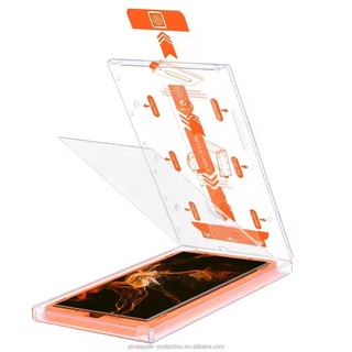 Kính Cường Lực iPhone Khung Tự Dán Chống Nhìn Trộm, Tự Hút Bụi, Bảo Vệ Màng Loa Cho X/XS/11/12/13/14/15/16/17/Pro/Max