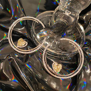 T Tính Khí Đẹp Sang Trọng Zircon Tinh Tế Phong Cách Mới Tính Khí Bông Tai