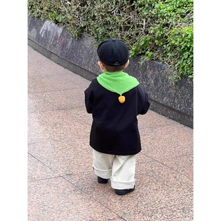 Áo thun ngắn tay đen cotton mùa hè cho bé trai, phong cách Hàn Quốc, in hình Mickey hoạt hình, áo nửa tay cho trẻ em nhỏ và vừa