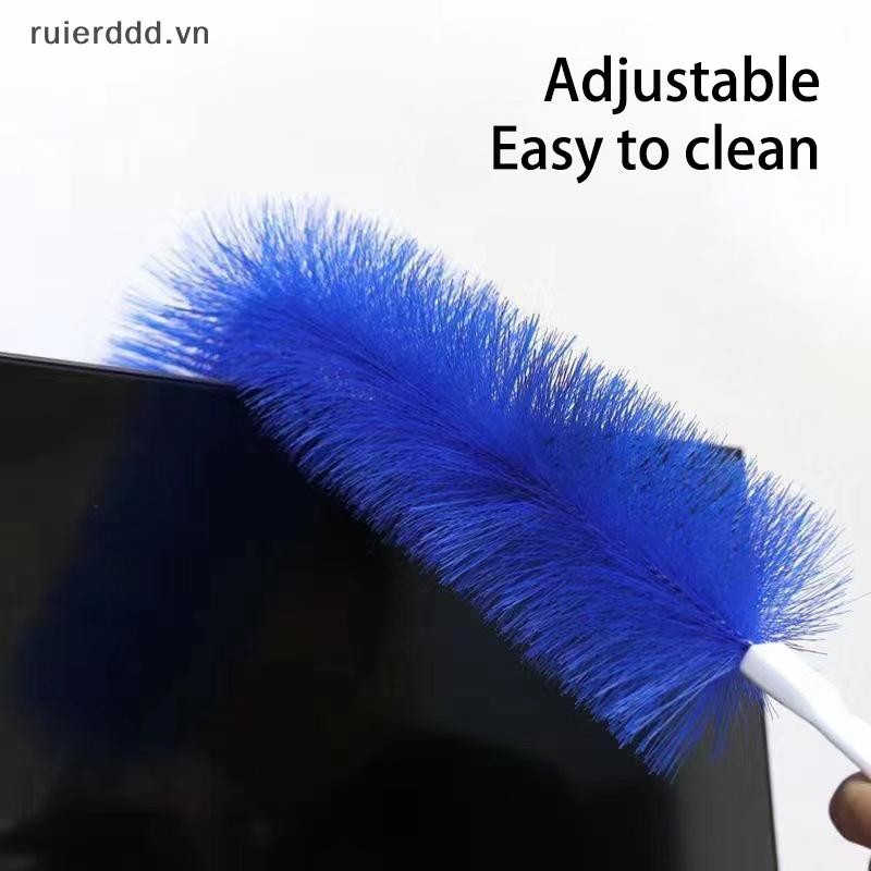 # ruierdd # Bàn chải quạt Máy lau bụi Microfibre có thể uốn cong Bàn chải làm sạch bụi gia dụng cho máy điều hòa không khí Máy làm sạch ô tô màn trập nội thất.