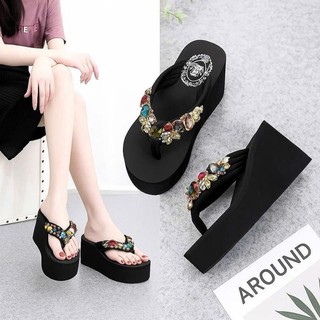 DÉP KẸP XỐP CAO CẤP ĐÍNH ĐÁ 5F,7F,9F NHẸ ÊM  XX PP CC TT
