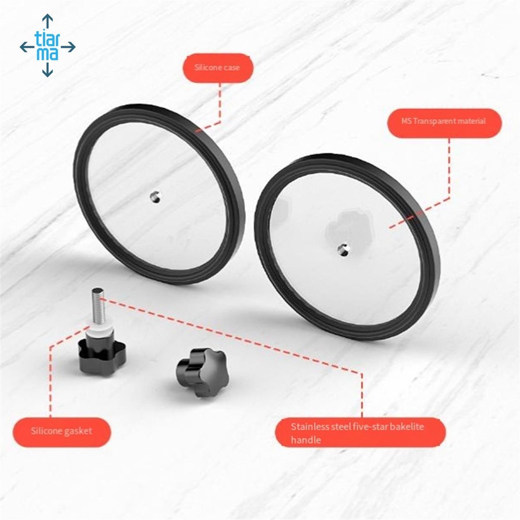 LP Vinyl Record Cleaner Kẹp Vinyl Record Label Saver Protector Chống Thấm Nước Acrylic Clean Tool Có Tay Cầm
