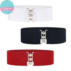Sund Dây Co Giãn Rộng 5cm Thắt Lưng Co Giãn Eo Rộng Vintage Co Giãn Cinch Có Khóa Thắt Lưng Dây Thắt Lưng Cho Nữ VN