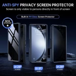 Ốp điện thoại MOBOSI Privacy cho Z Fold 6 có bảo vệ màn hình phía trước chống nhìn trộm Tích hợp bảo vệ bản lề từ tính & Hộp đựng bút S Vỏ điện thoại toàn thân cho Samsung Galaxy Z Fold6, Đen — ảnh 3
