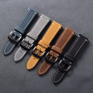 Dành Cho Casio W800h AE1200 F91W Dây Đeo Đồng Hồ Da Thật Chính Hãng 18 Mm Phát Hành Nhanh Vintage Sáp Dầu Đa Năng Dây Đeo Đồng Hồ Thép Không Gỉ 18 Mm Dây Đeo Đồng Hồ F 91W Vòng Tay Nam Nữ