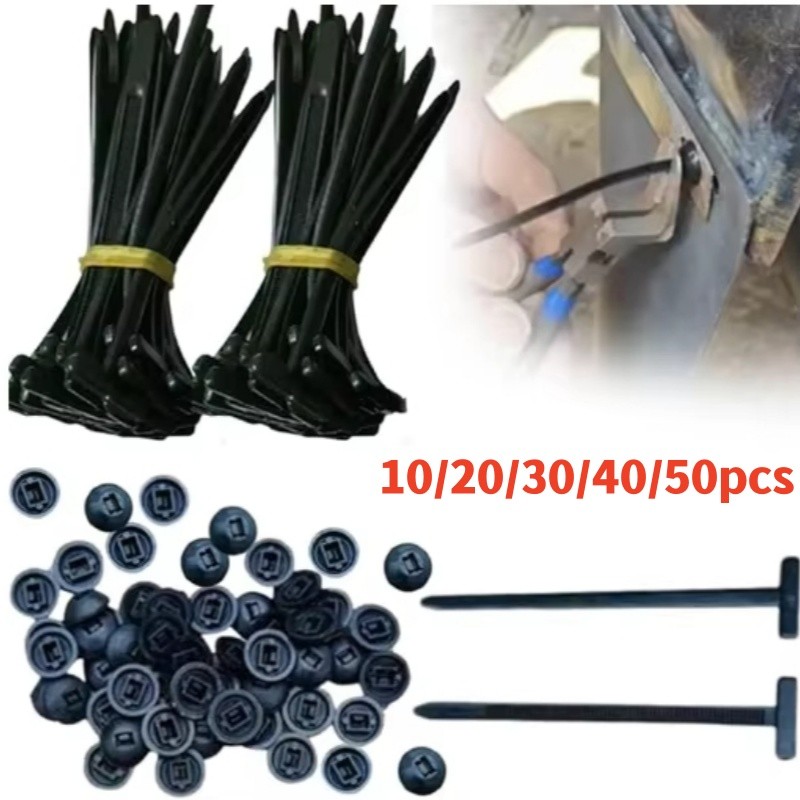 Nylon Đa Năng Dây Buộc Cáp Khóa-Túi Chịu Lực Zip Ties Giá Đỡ Với Pin & Nút Thiết Kế Dây Cáp Nhựa Dây Buộc Dụng Cụ Chốt Thân Xe
