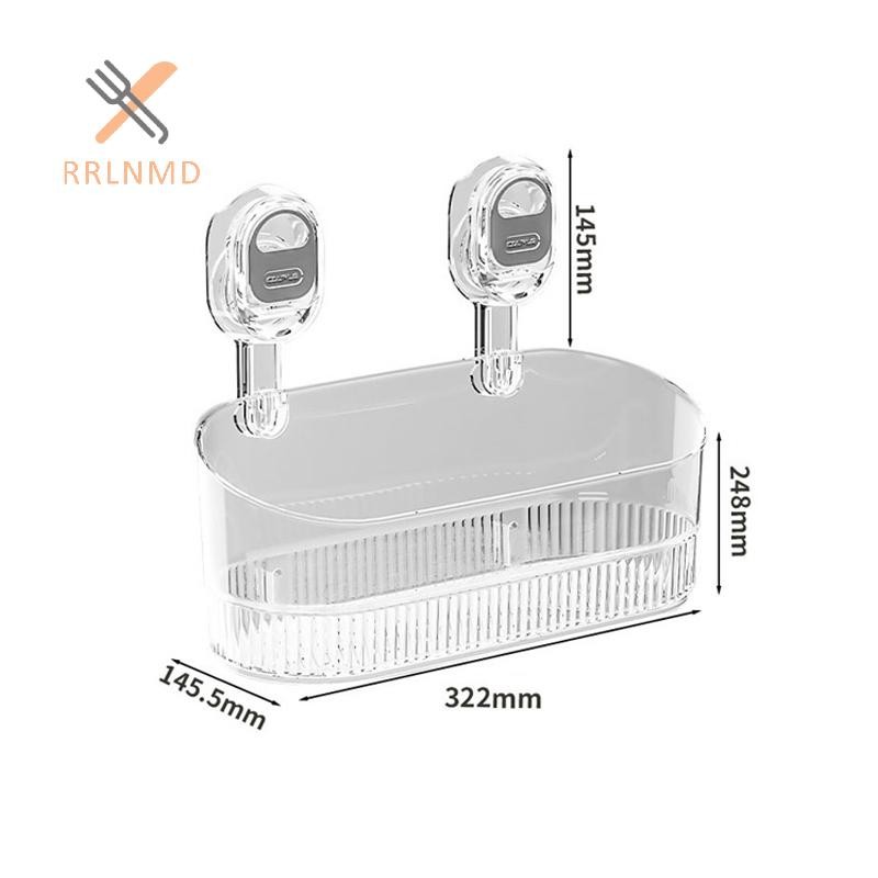 RRLNMD Hộp Bảo Quản Hút Phòng Tắm Không Rrill Dung Tích Lớn & Chịu Tải Mạnh Cốc Hút Đa Chức Năng Treo Tường Kệ MỚI