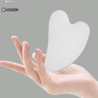 KUZHEN 1 Chiếc Thép Không Gỉ Gua Sha Cạp Máy Mát Xa Cho Mặt Cổ Cơ Thể Guasha Massage Dụng Cụ Chăm Sóc Da Mặt Guasha Board Máy Mát Xa Mặt HOT