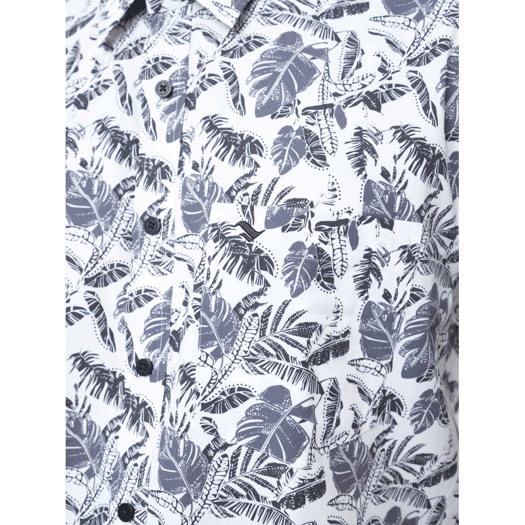 Sơ mi tay ngắn lai ngang VIETTIEN SMART CASUAL vải Bamboo phom REGULAR VT00000389