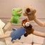 YOLOGO Con rối tay động vật, Búp bê Kawaii Động vật dễ thương Con rối kể chuyện, Đồ chơi nhồi bông mềm nhồi bông Động vật sang trọng Voi sư tử Khỉ Đồ chơi giáo dục cho bé Quà tặng trẻ em