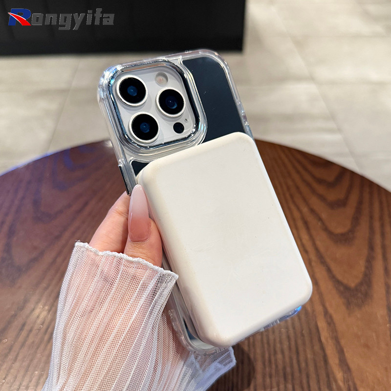 Ốp Từ Gương Cho Xiaomi 15 Ultra 14T Pro 14 13T 12T 12S 13 Ultra 12 Mi 11 11T 10T Pro Lite 12X Civi 4 Pro 3 2 1s Ốp lưng Sang Trọng Sạc Không Dây Ốp Lưng