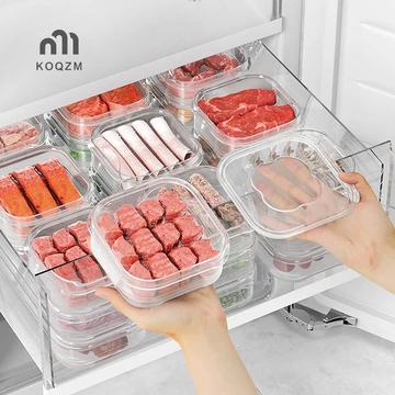 [KOQZM] Hộp đựng thực phẩm tủ lạnh Hộp đựng thực phẩm nhà bếp Hộp đựng giòn kín Hộp đựng thực phẩm Hộp đựng thực phẩm Hộp tươi Hộp sắp xếp nhà bếp [mới]