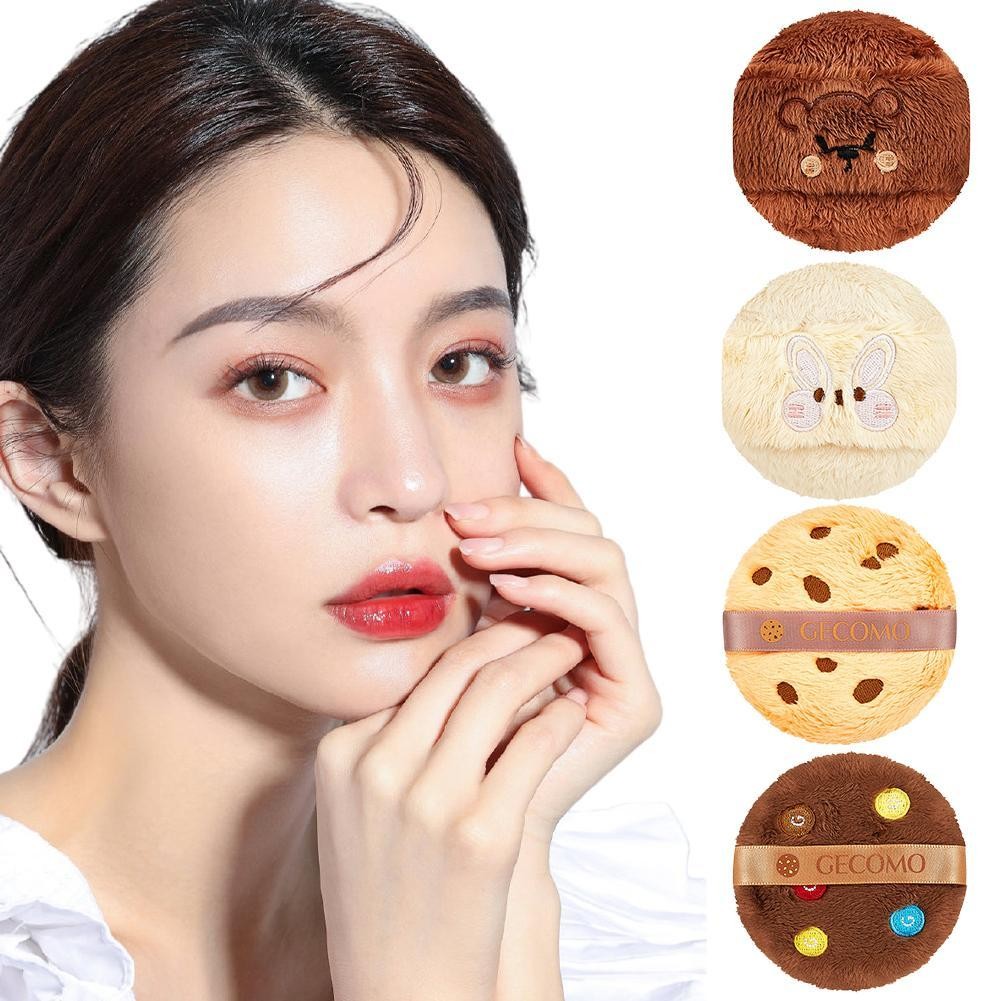 Bột đổ xô mềm mại và dễ thương Puff Chất liệu thân thiện với da Bột sang trọng Puff cho bột rời G2i5