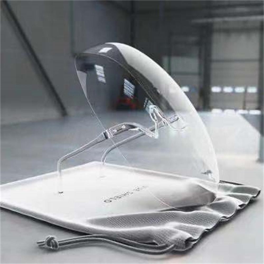 JSJING 2 chiếc Mặt nạ bảo vệ toàn mặt, Kính che mặt chống bụi trong suốt, Thiết bị an toàn Chống sương mù thoáng khí Chống bắn xuyên thấu Kính an toàn nơi làm việc