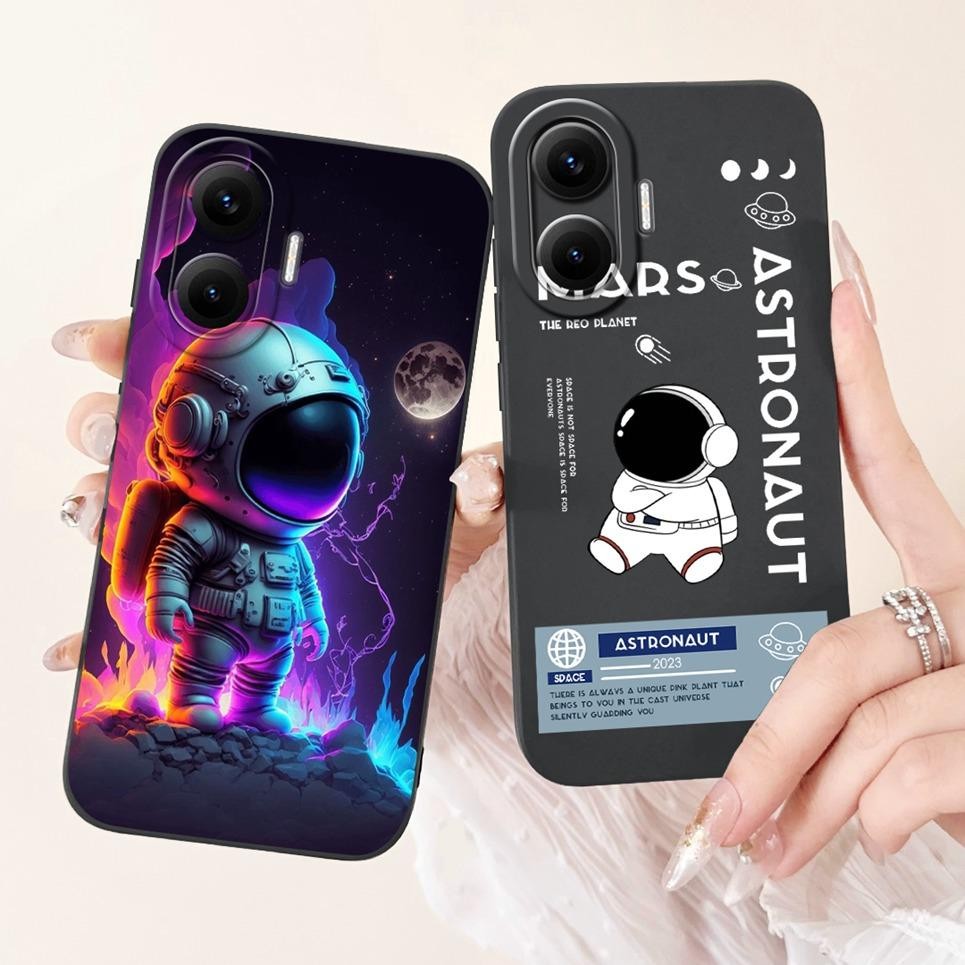 Ốp Điện Thoại Silicon Lỏng Thẩm Mỹ Đen Nighe Phong Cảnh Ốp Lưng Cho Xiaomi Redmi Turbo 4 Pro Turbo4 Vỏ Mềm Thời Trang Ốp Lưng