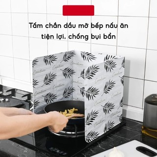 Tấm Chắn Dầu Mỡ Chắn Gió Miếng Che Bếp Gas Bếp Điện Cách Nhiệt Dùng Nấu Ăn Có Họa Tiết - SUNND