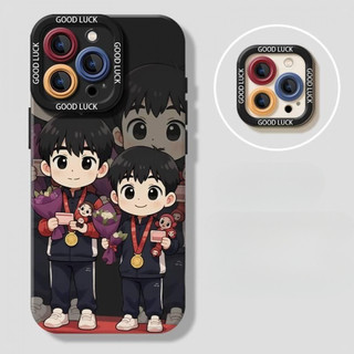 Ốp điện thoại Champion Shatou cho iPhone16 / 15 / 14 / 13 / MINI / 12 / 11 / Pro MAX / X / XS / XR / 7 / 8 / 6 Vỏ bảo vệ toàn diện bằng silicon lỏng chống sốc và chống rơi