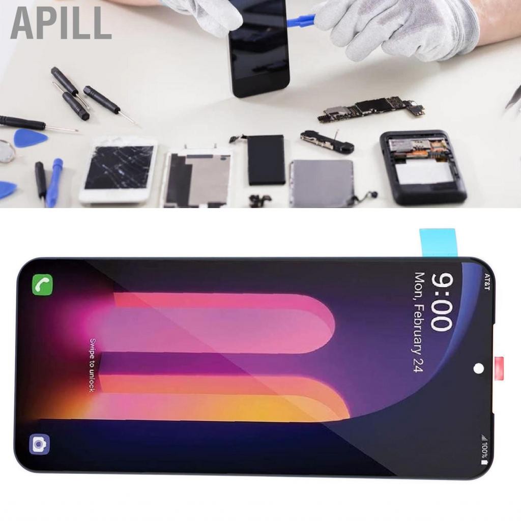 Apill Thay thế màn hình APILL-VN cho LG V60 ThinQ LM V600TM 6,8in Lắp ráp bộ định hóa với công cụ tháo gỡ QC kiểm tra trước khi giao hàng