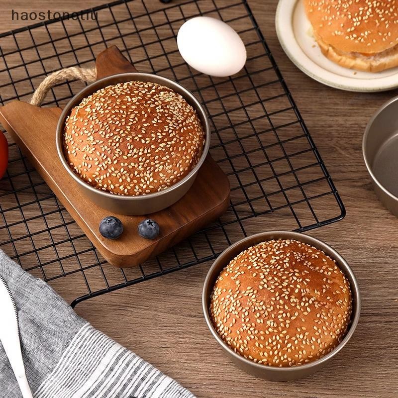 HA Thép Carbon Tròn Phô Mai Chảo Bánh Khuôn Chiên Không Khí Bánh Mì Khuôn Tart Giá Đỡ Pudding Thạch DIY Bánh Nướng Bánh Khuôn Chảo n