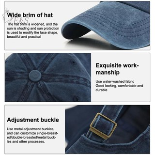 Strongaroetrtomj Nam Nữ Denim Rửa Bóng Chày Vintage Hip Hop Mũ Màu Xương Ngoài Trời Thể Thao Thông Thường VN