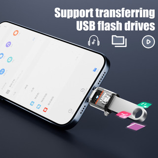 [3-5 ngày đến] -1 / 2 Bộ chuyển đổi USB 3.2 Sạc nhanh 120W Truyền 10Gbps, Bộ chuyển đổi Type-C sang USB-A Tương thích với điện thoại 15 / 16 / Android / PC, Thiết kế trong suốt