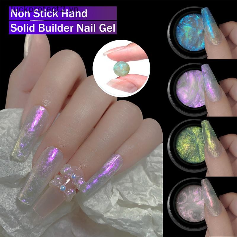 # luckpro # 5g Aurora Non Dính Tay Nối Dài Gel Sơn Móng Tay 3D Khắc Hoa Móng Tay Nghệ Thuật Kéo Dài Acrylic Cứng UV Gel Varnish Cho Móng Tay Giả.
