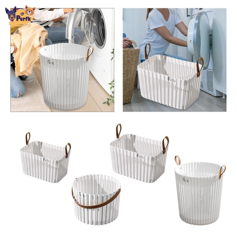 Giỏ đựng đồ tiện ích, giỏ giặt openwork hợp thời trang cho quần áo bẩn,
