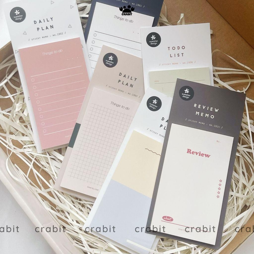 Giấy ghi chú Suatelier giấy note dính dễ thương dùng để ghi chép take ...