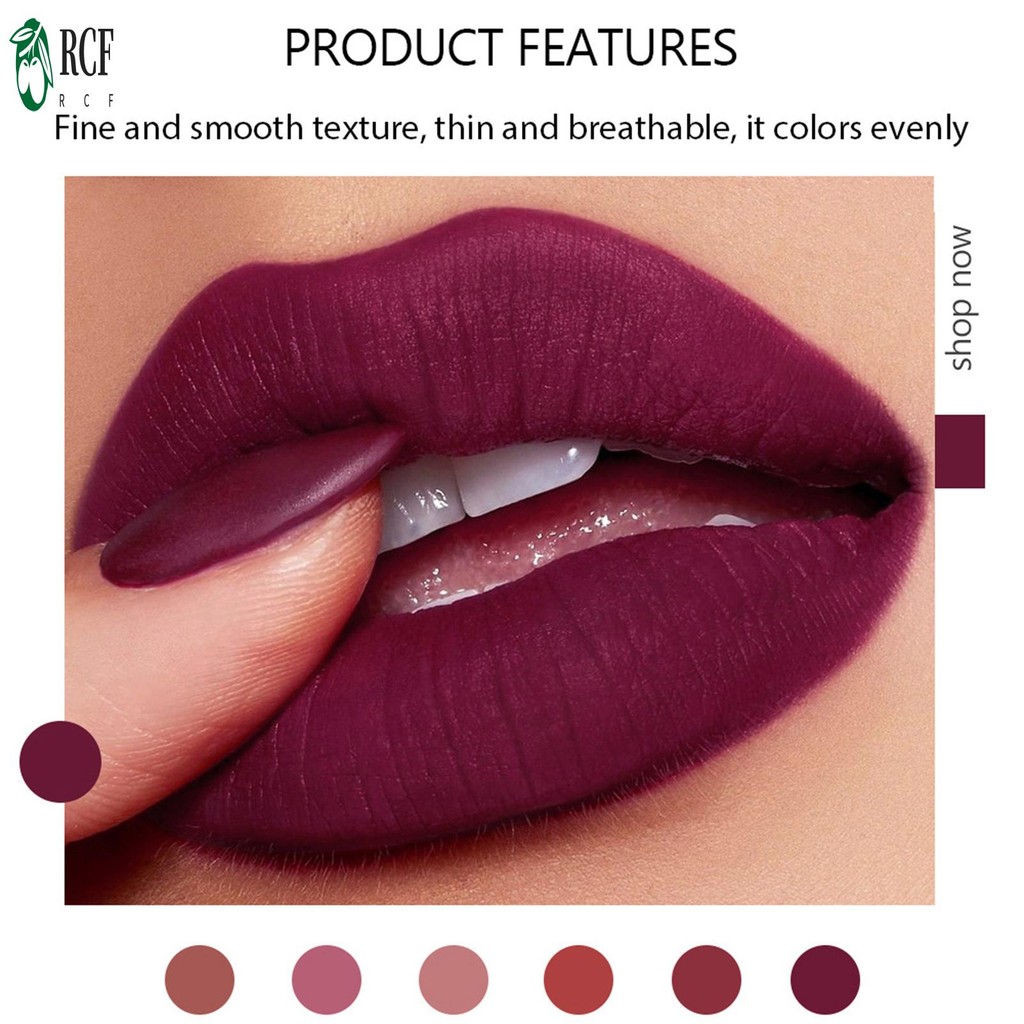 Son môi dưỡng ẩm nữ Matte Lipstick Fuller Look Lips Son môi khô nhanh cho phụ nữ và bé gái Hoạt động dự tiệc