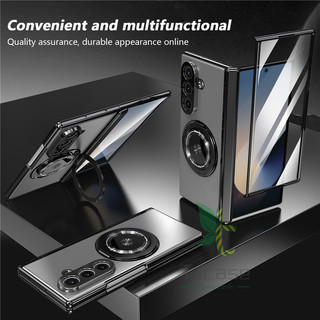 Giá đỡ xoay 360 Vỏ bọc từ tính trên xe Samsung Galaxy Z Fold 7 6 5 4 3 SE AG Vỏ bản lề vòng mờ