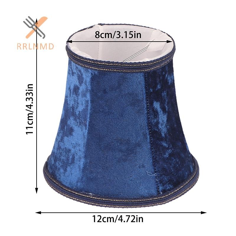 RRLNMD 1 Retro Chụp Đèn Vải Màu Trơn Đèn Chùm Vải Chụp Đèn Tường Đèn Nến Đèn Chùm Bao Da Phụ Kiện MỚI