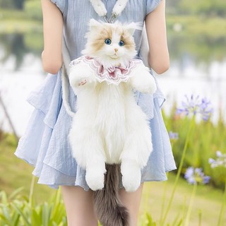 Túi đeo vai Ragdoll Cat Rucks Búp bê búp bê mèo Túi đeo vai sang trọng