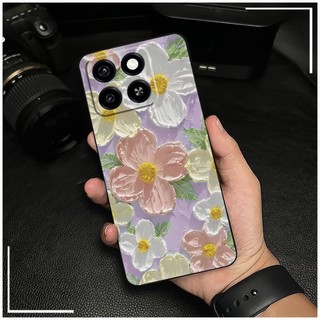 Ốp điện thoại ZTE Blade A35/A55, TPU mềm, chống va đập, bền, chống bụi, thiết kế hoạt hình hoa