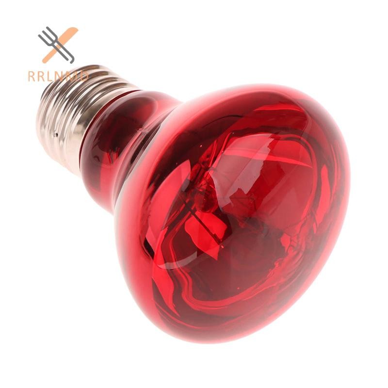 RRLNMD 25 / 40 / 50 / 60 / 75 / 100W E27 Bóng đèn gia cầm UVA Đèn ngủ hồng ngoại Ngày gia cầm Bóng đèn sưởi ấm cho thực vật Động vật lưỡng cư Thú cưng bò sát MỚI