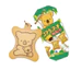 Hàng có sẵn Nhật Bản ULCAP Capsule Toy Bear Biscuit Bao bì Mặt dây chuyền thứ hai Cây đạn Womb Gấu Dâu 6NN5