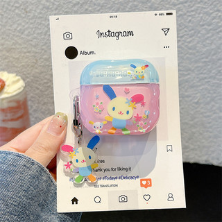 Thỏ hoa + Mặt dây chuyền cho Airpod 1 / 2 3 Pro Pro2 pro3 Airpod4 ❈ ❈ ❈ ❈ ❈ ❈ ❈ ❈ ❈ ❈ AirPods Pro i3 i4 pro3 ❈ ❈ ❈ ❈ ❈ ❈