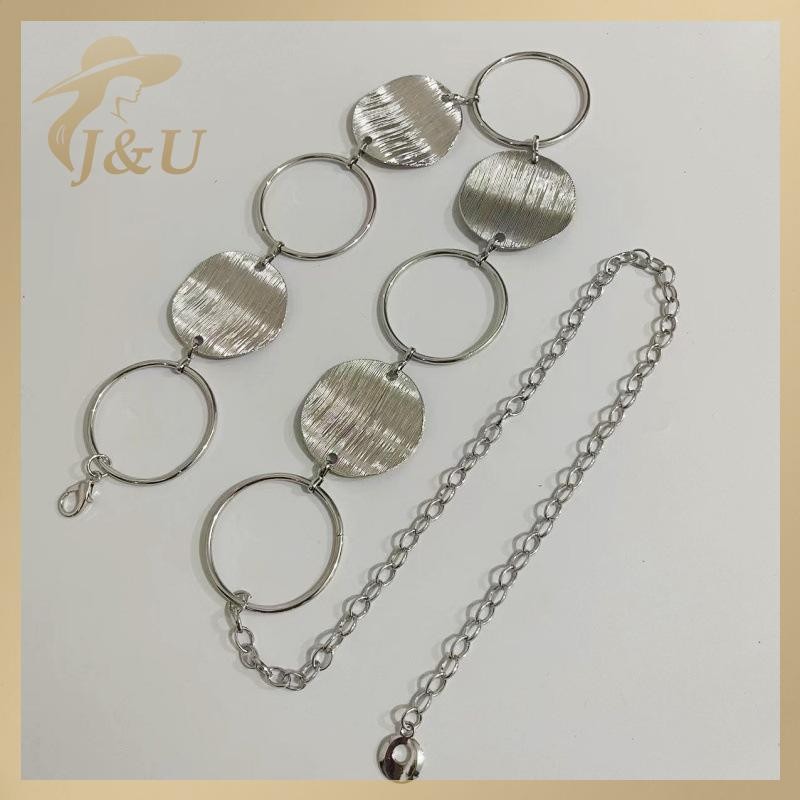 JU Kim Loại Đĩa Tròn Nối Dây Xích cho Đầm, Trang Sức Thời Trang dành cho Nữ VN