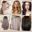 Lấp Lánh Sáng Bóng Tóc Tinsel Cầu Vòng Dazzles Nữ Bling Cho Bên Mũ Đội Đầu Tóc Lụa Phân Mở Rộng Tóc